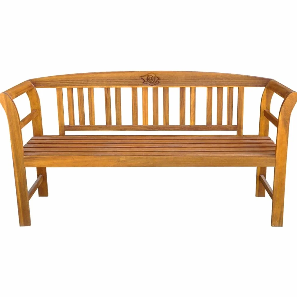 vidaXL Banc de Jardin Bois d'Acacia Massif Meuble de Jardin Terrasse Parc