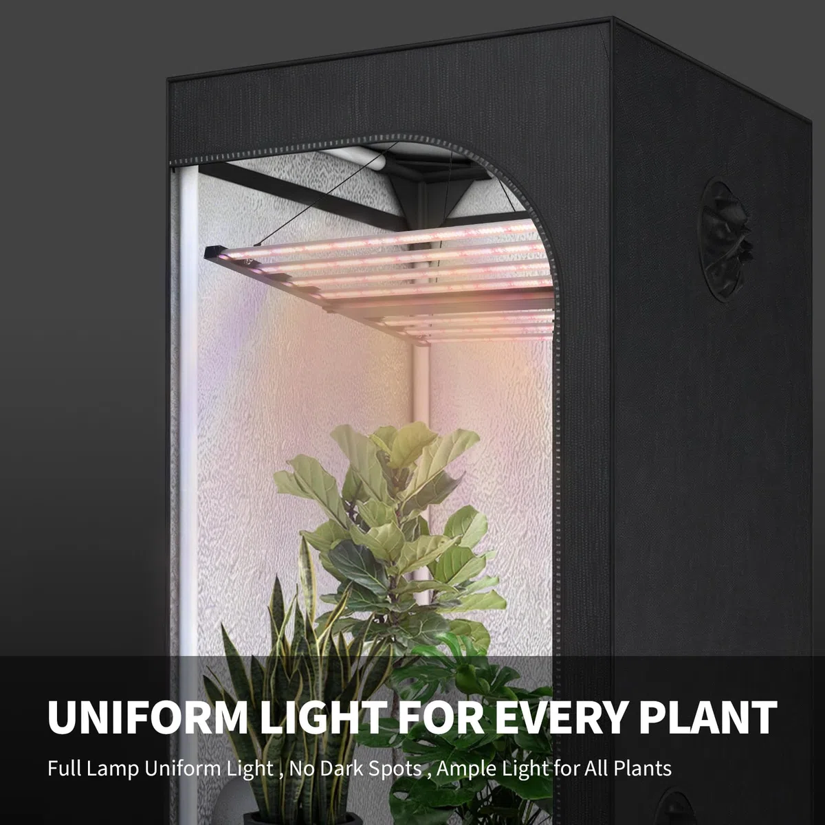 Garvee 600/720/1000w Lampe LED Horticole à 8 Bandes, 230V Lampe Plante Interieur avec Lumière Réglable et Pliable, Couvre 4x4 Pieds, Convient Aux Plantes D'intérieur, Aux Semis y Aux Légumes