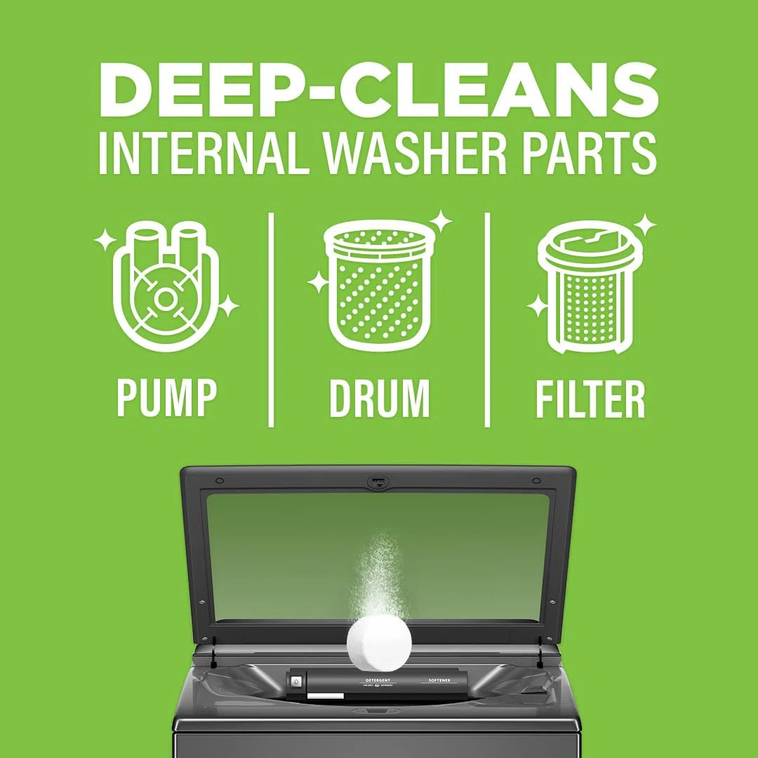 Affresh Washer Machine Cleaner, 6-Tablets, 8.4 oz by Affresh