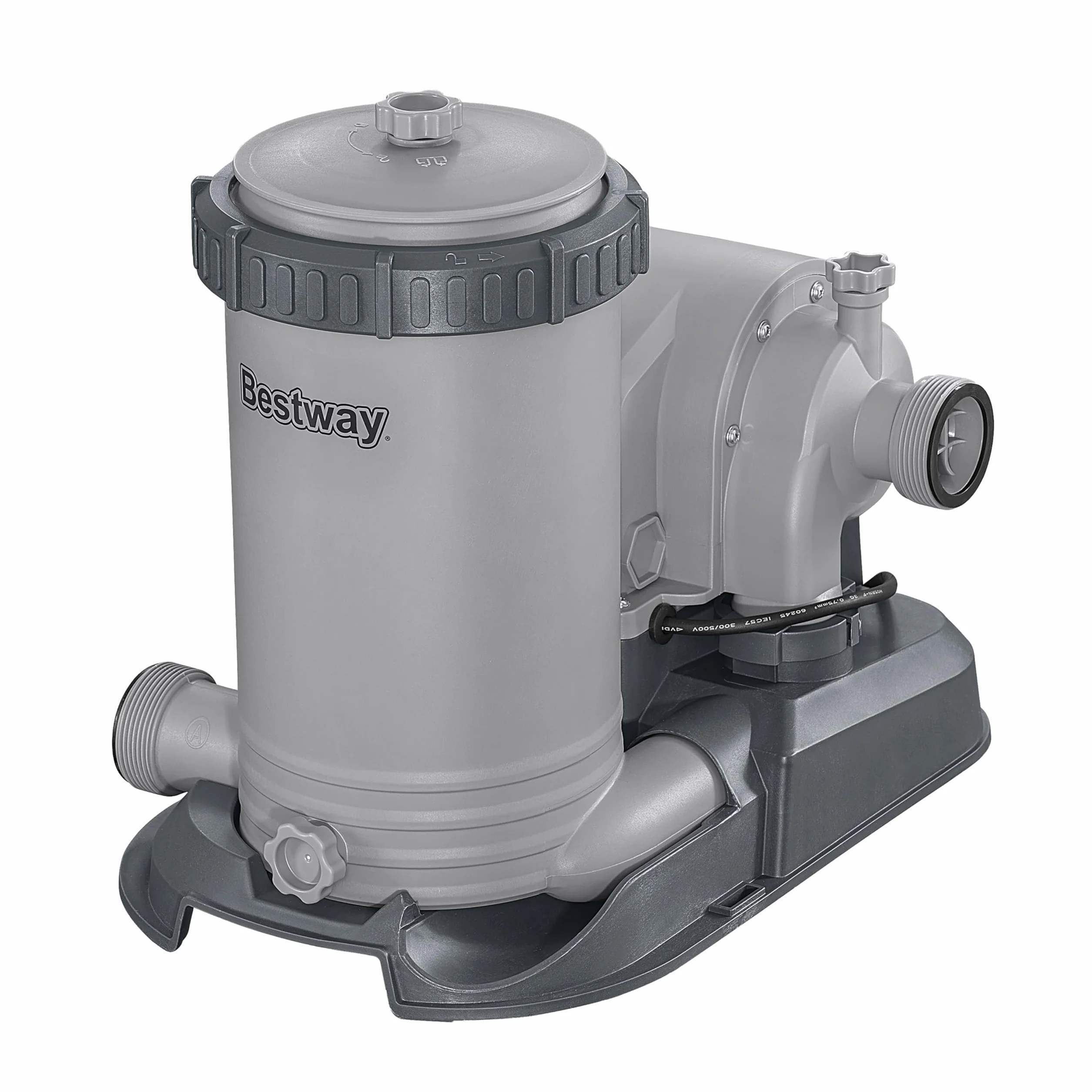 Bestway Pompe de filtration à cartouche pour piscine hors sol 9 463 L - 42 cm x 30 cm x 37 cm - Gris