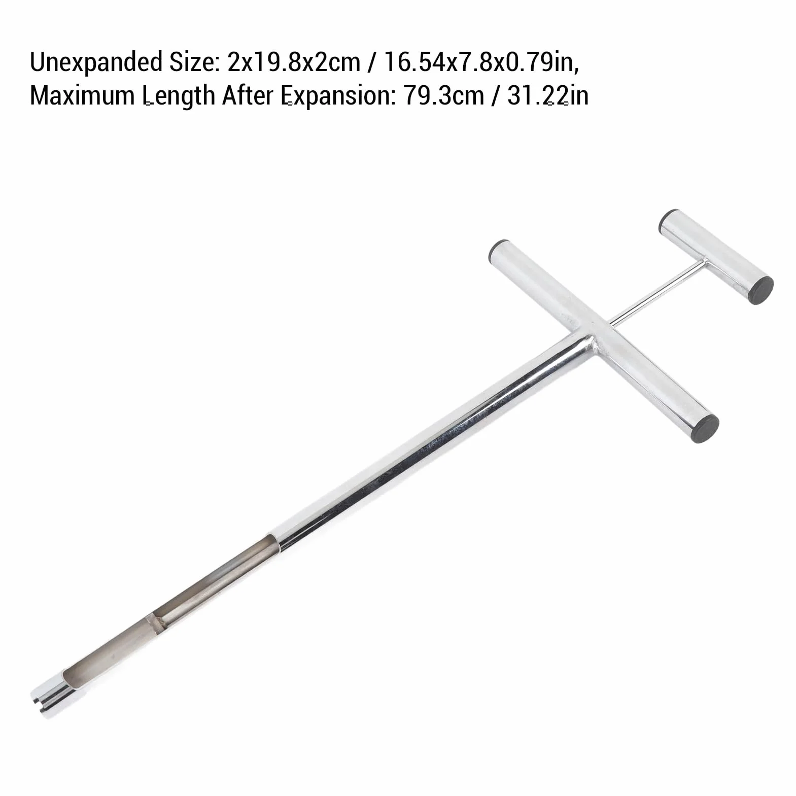 Denash Sonde D'échantillon de Sol, Outil D'échantillonnage de Sol à Poignée en T avec 2 Sacs D'échantillons, Kits D'analyse de Sol en Acier Inoxydable pour L'échantillonnage de Sol de