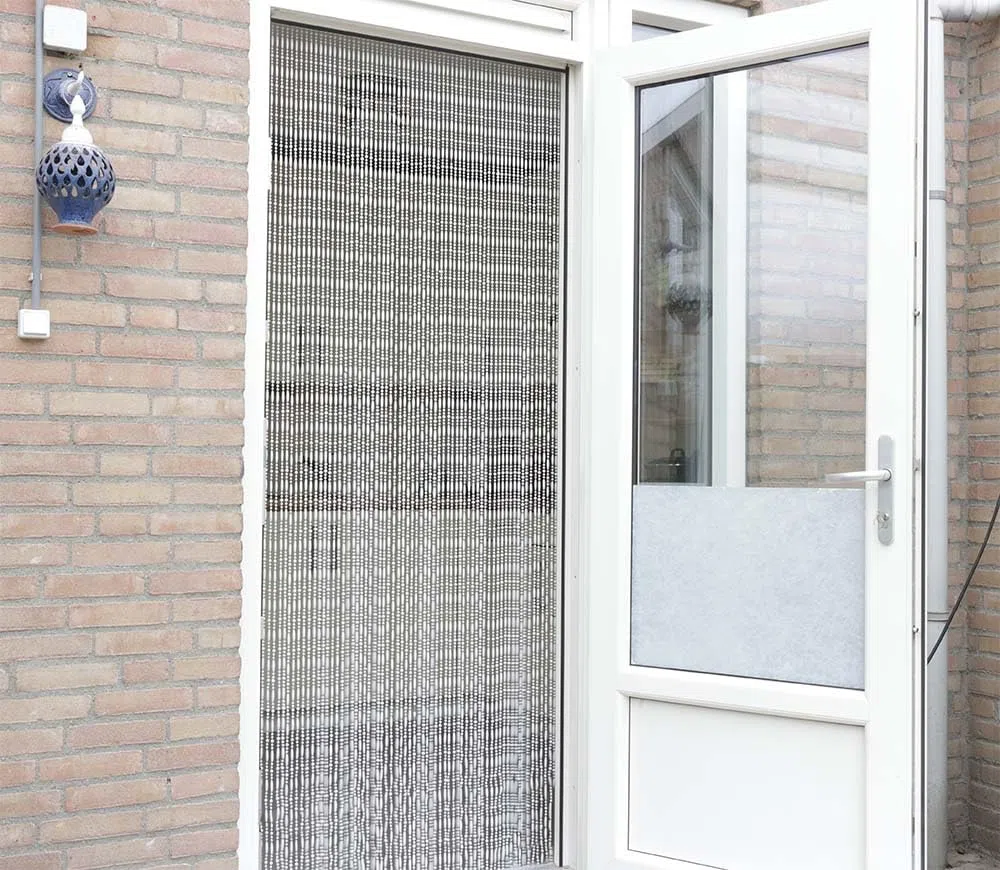 IVOL Rideau de porte – Rideau anti-mouches en perles – 90 x 220 cm (Robin, blanc)