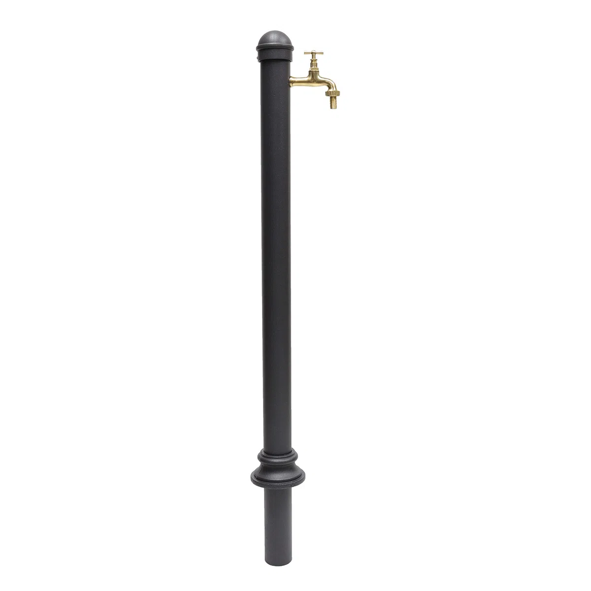 Fonderia Bongiovanni Fontaine colonne en fonte et acier avec robinet Modèle 195L pour maison, jardin extérieur, modèle Erice