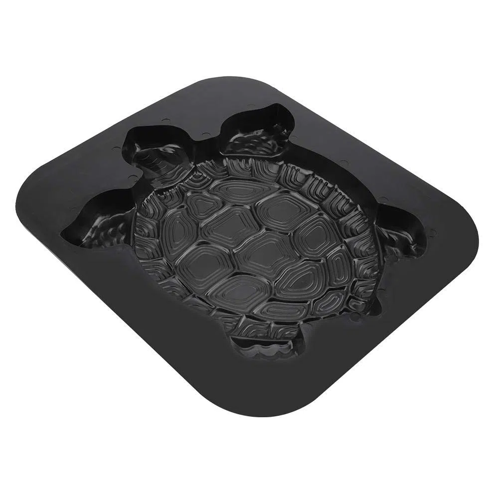 Boquite Moule à pavés en Forme de Tortue de Saint-Valentin - en béton - pour Jardin - Chemin de pelouse - 15,74 x 13,39 x 1,50 Pouces