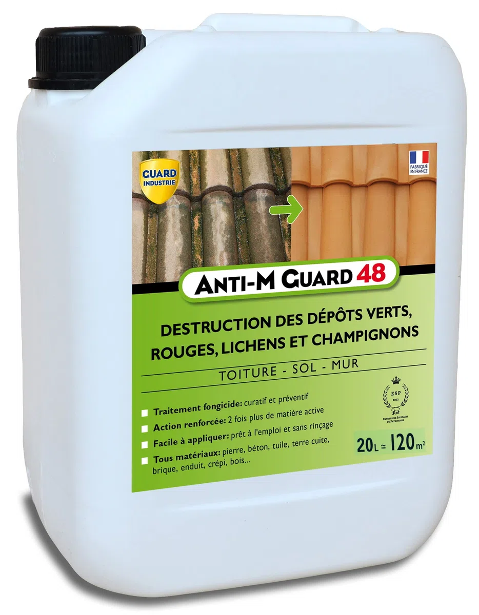 GUARD INDUSTRIE - Anti M Guard 48 Traitement dépôts verts 20 L