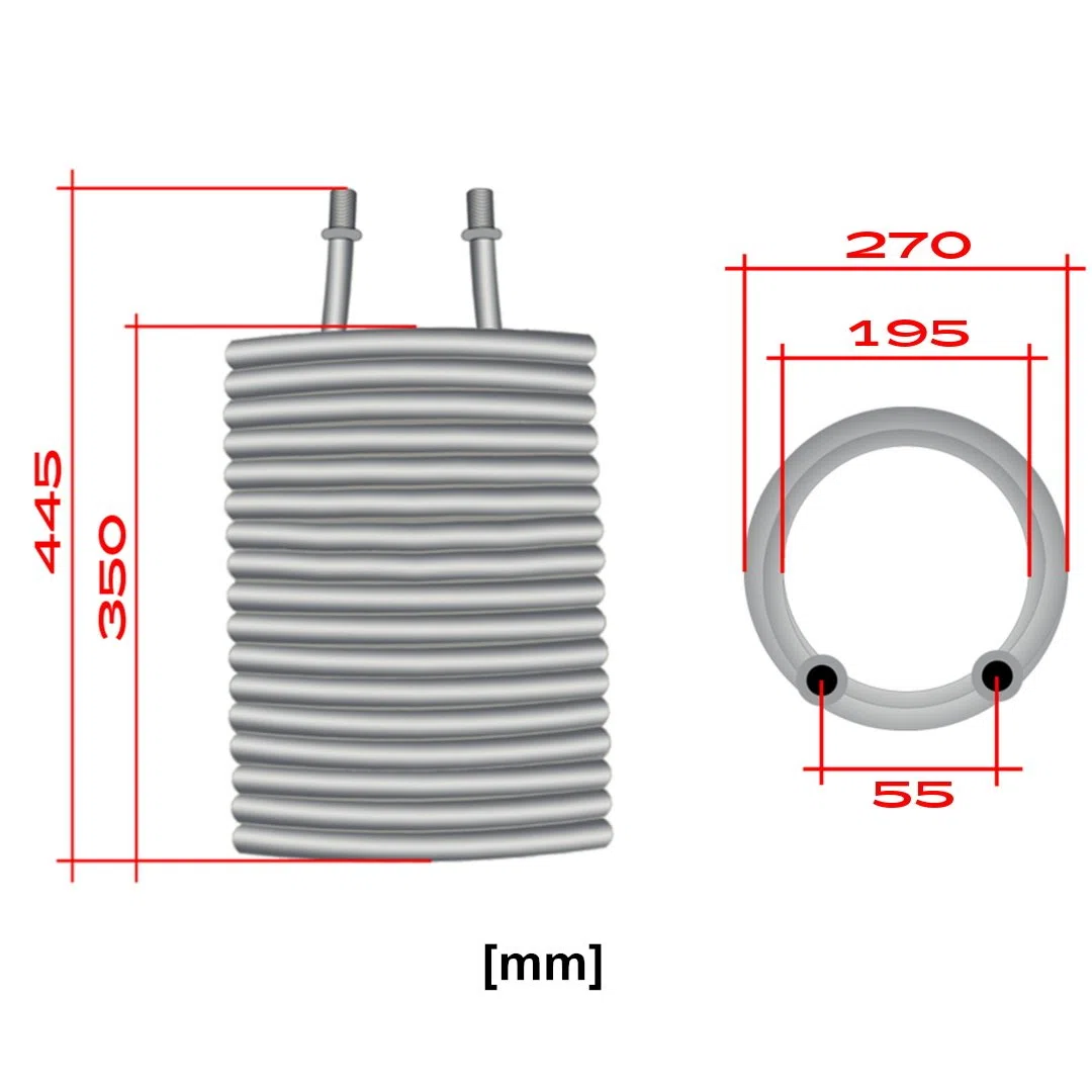 Spirale chauffante pour Kärcher HDS 698 610 690 760 890 990 810 650