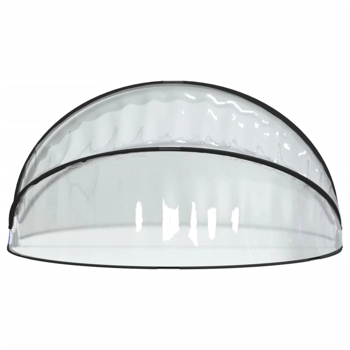 Gecheer Dôme de Piscine Transparent PVC UPF 30 - Protection Solaire et Pluie, 315x158 cm, Convient aux Piscines Intérieures et Hors Sol