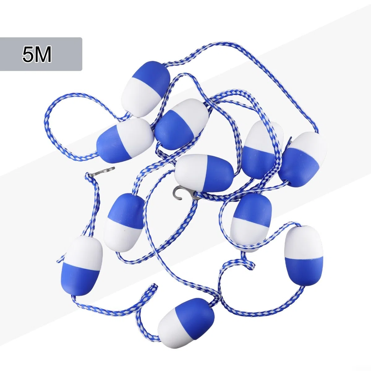 Ligne de sécurité flottante en nylon 5 m séparateur de piscine avec de fortes caractéristiques d'identification