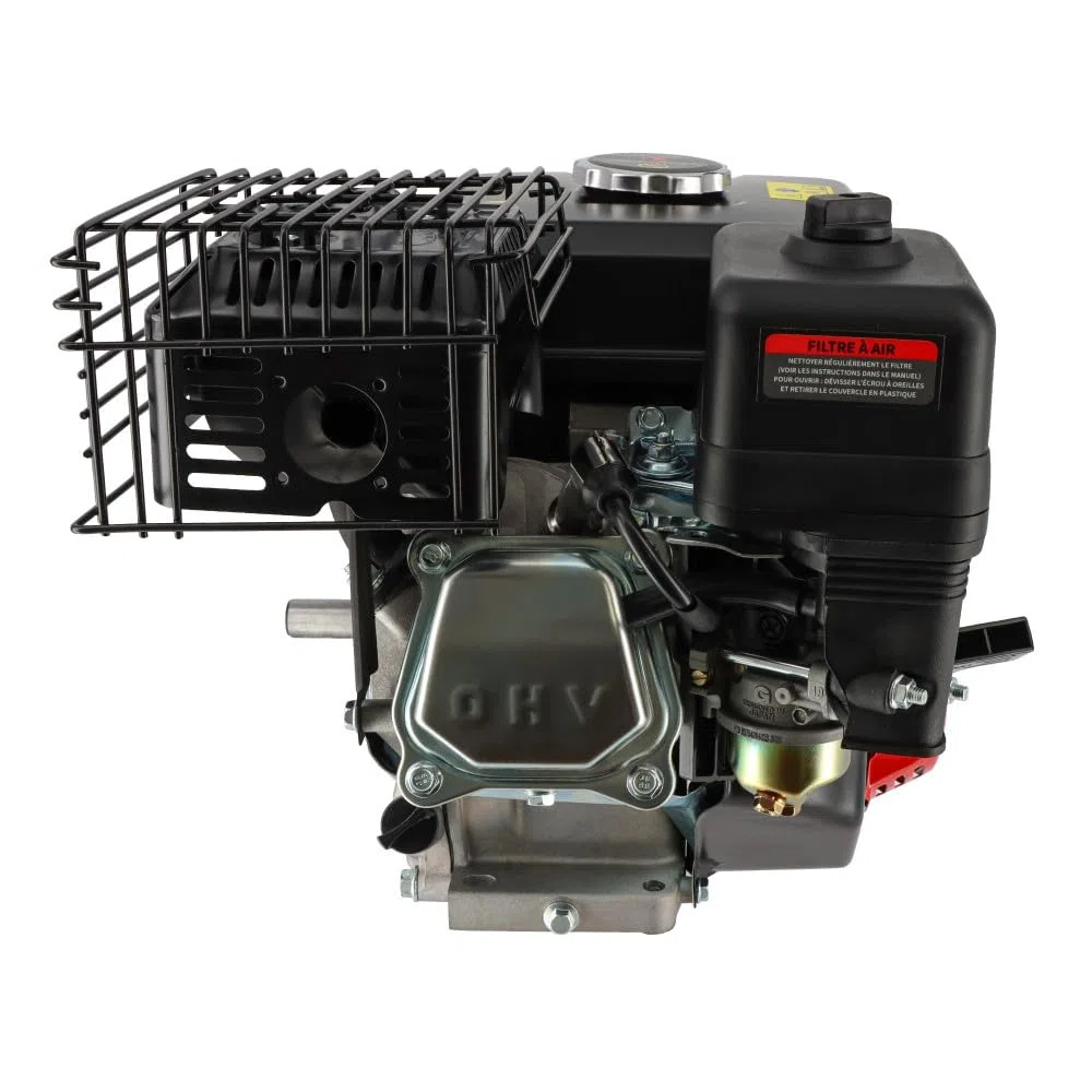 Moteur thermique 4 temps 7CV - 210cm³ - Moteur OHV monocylindre arbre 19.05mm - 3600 tr/min - Alerte huile - Refroidissement air