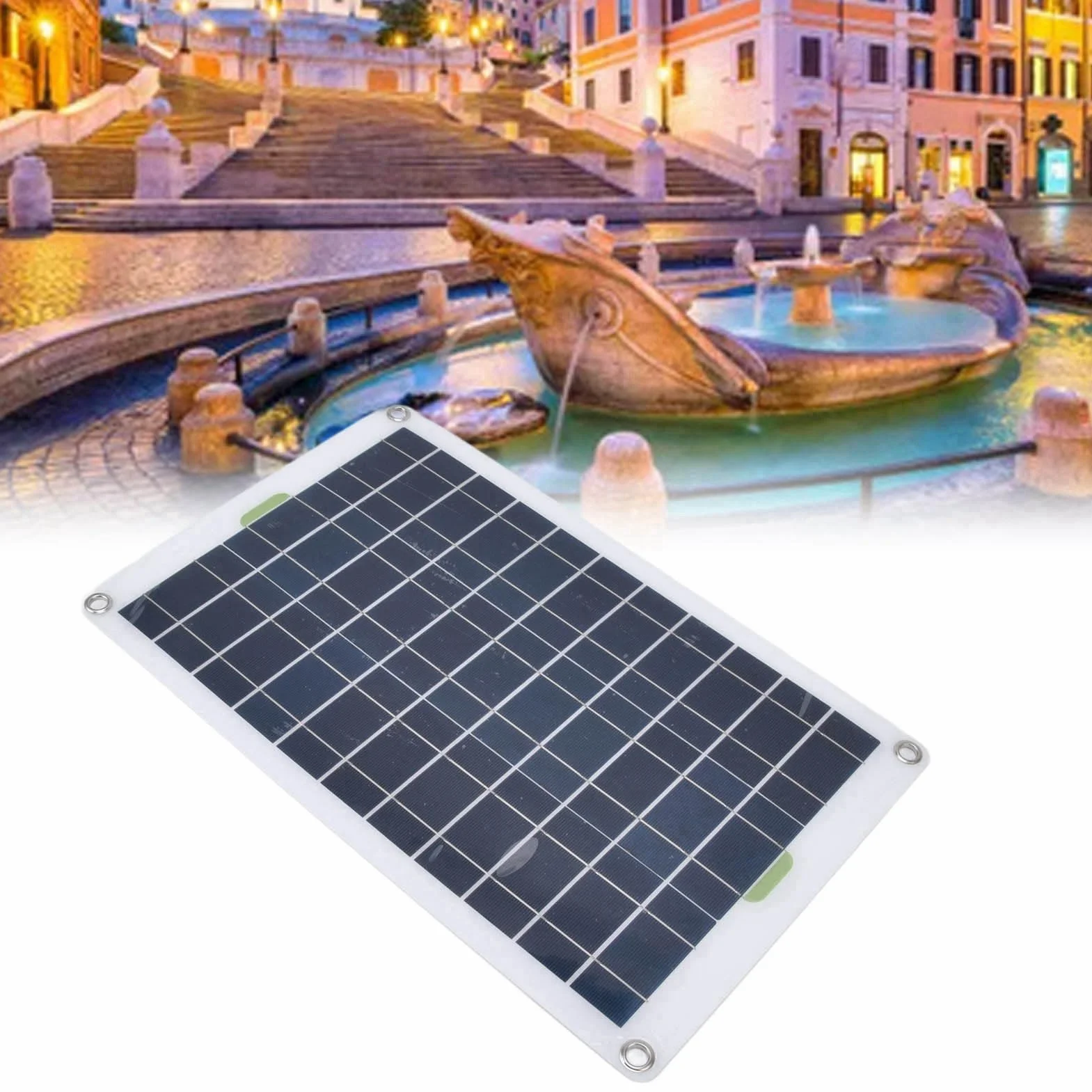 Kit de Pompe à Eau Solaire Pompe de Bassin Jardin 800L / H Économiseur d'Energie