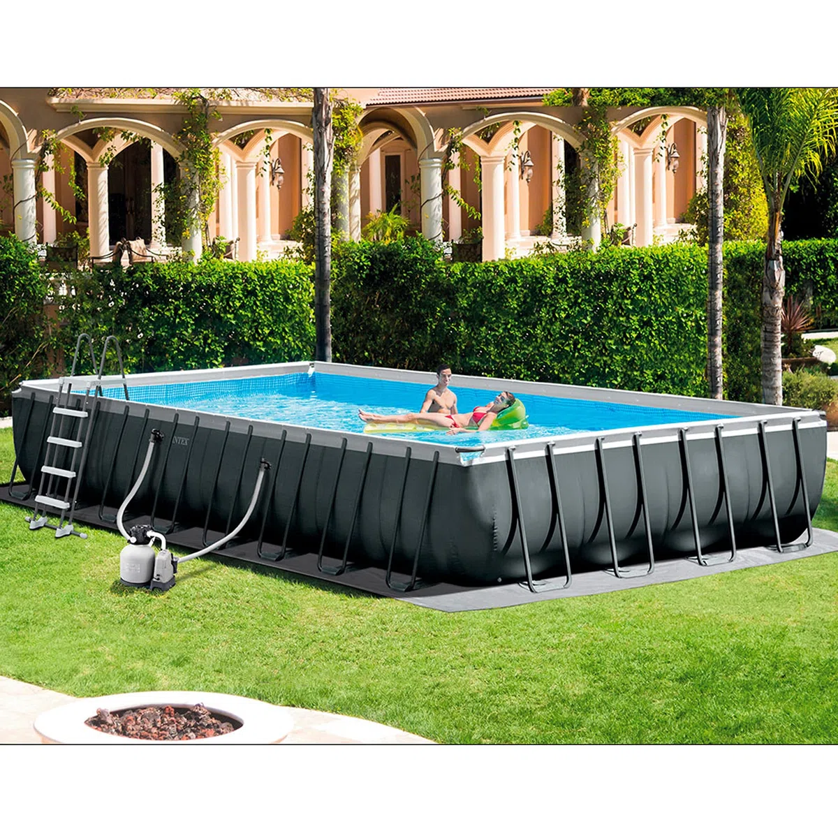 Intex 32Ft X 16Ft X 52In Ultra XTR Rectangular Pool Set