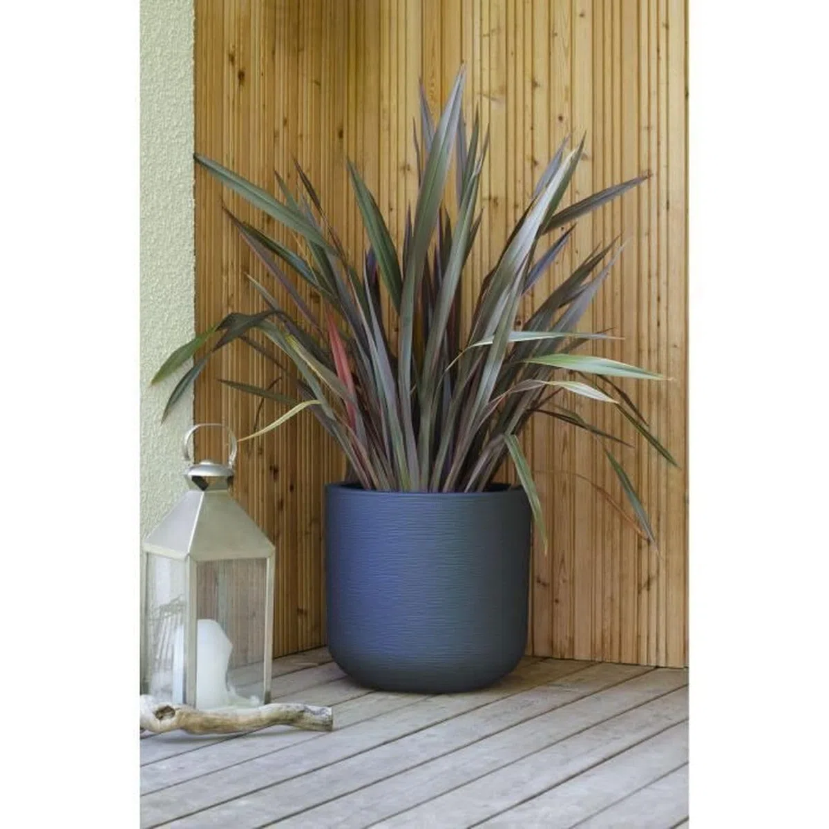 Pot Rond 67L Graphit'Up 48.5x46.2cm Anthracite