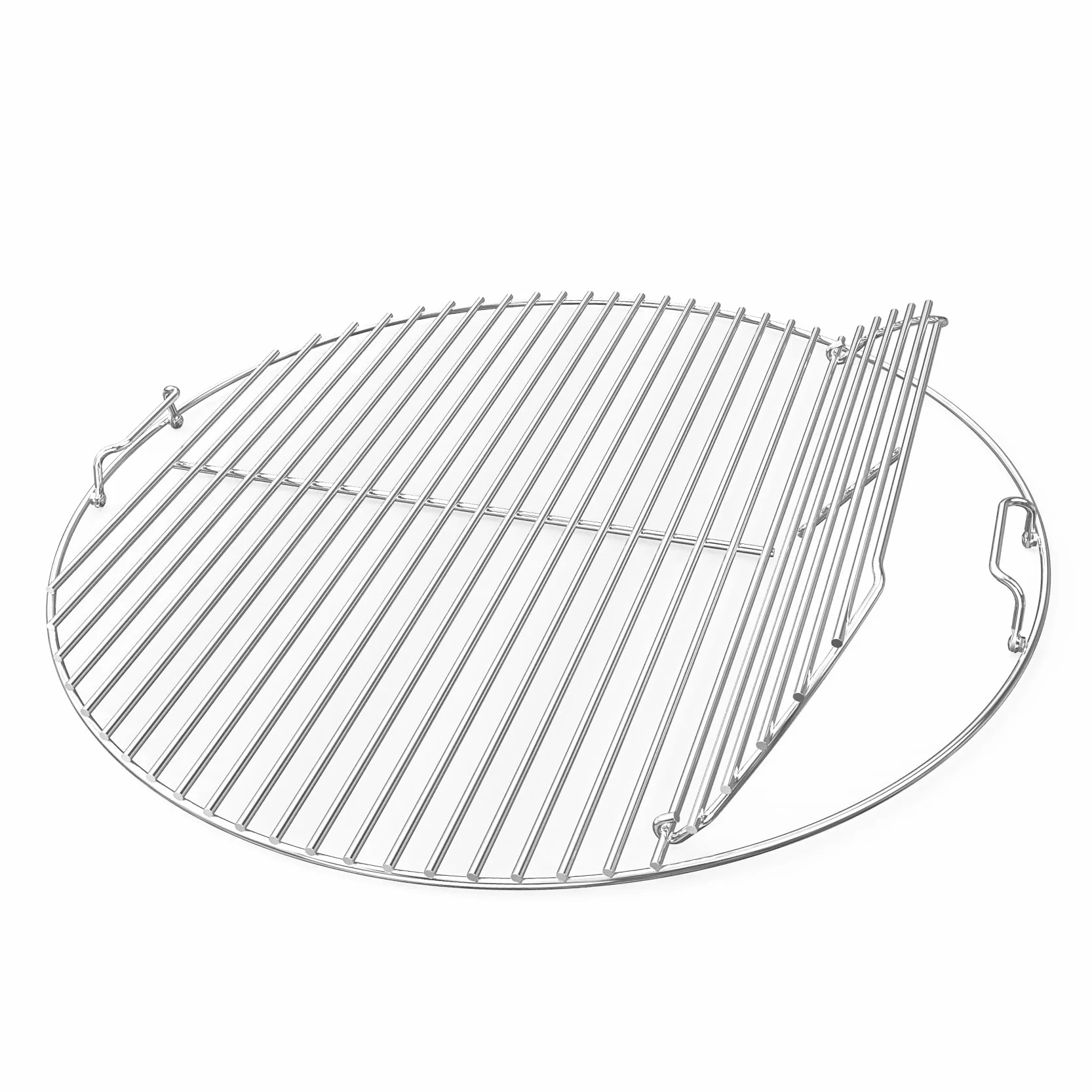 onlyfire Grille de Barbecue pour Weber et Napoleon 57 cm - Facile à Remplir de Charbon de Bios - 54.5 cm - Acier Inoxydable - Grille de Cuisson avec Poignée pour Barbecue à Charbon - Accessoire de BBQ