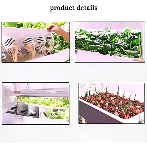 Système de culture hydroponique – Équipement de jardin d'intérieur automatisé à DEL pour l'agriculture verticale, multi-couches pour la culture sans sol