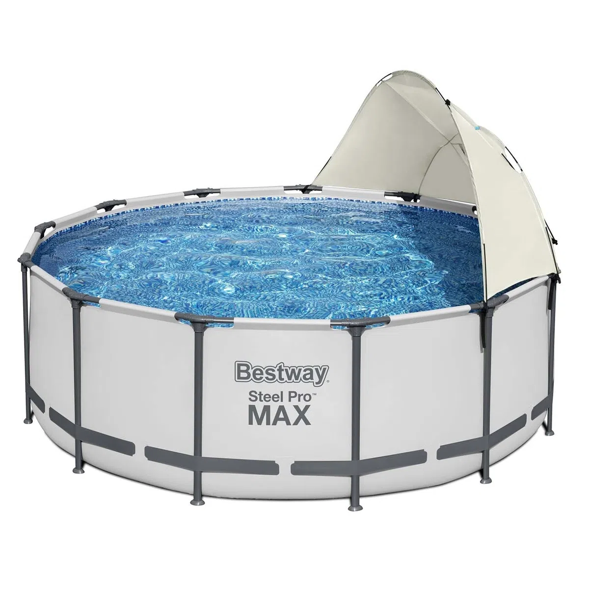 Bestway Auvent de piscine hors sol Blanc