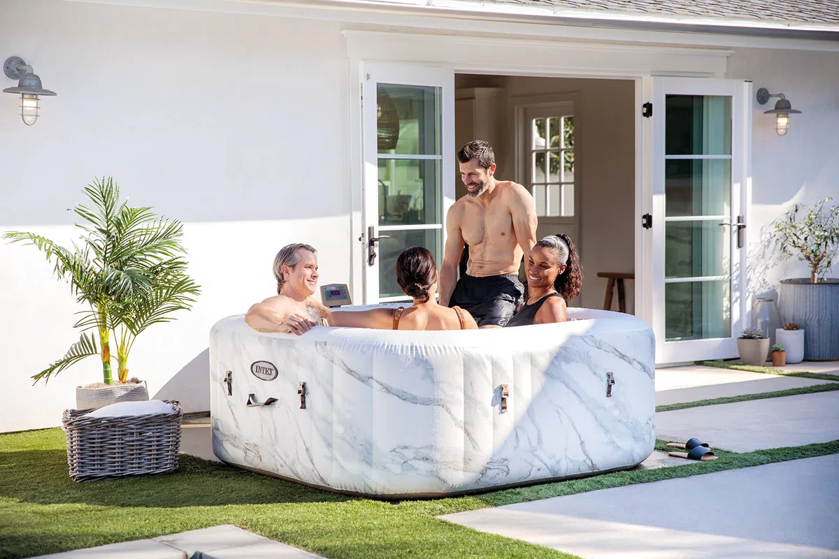 Intex - 28464EX - Pure Spa Calacatta 4 Places