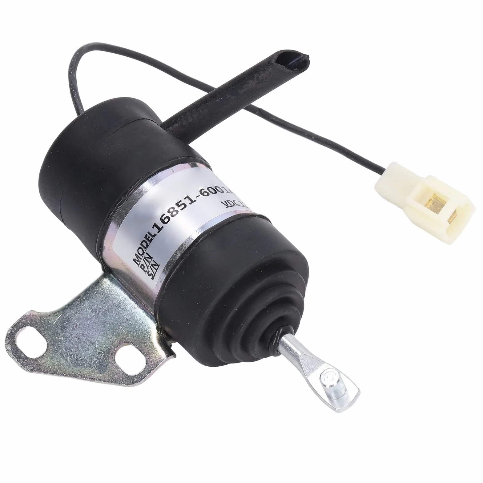 Solénoïde D'arrêt de Carburant 16851-60014 de Remplacement pour Tondeuse Kubota, Tracteur, Pelle RTV RTV900 D722