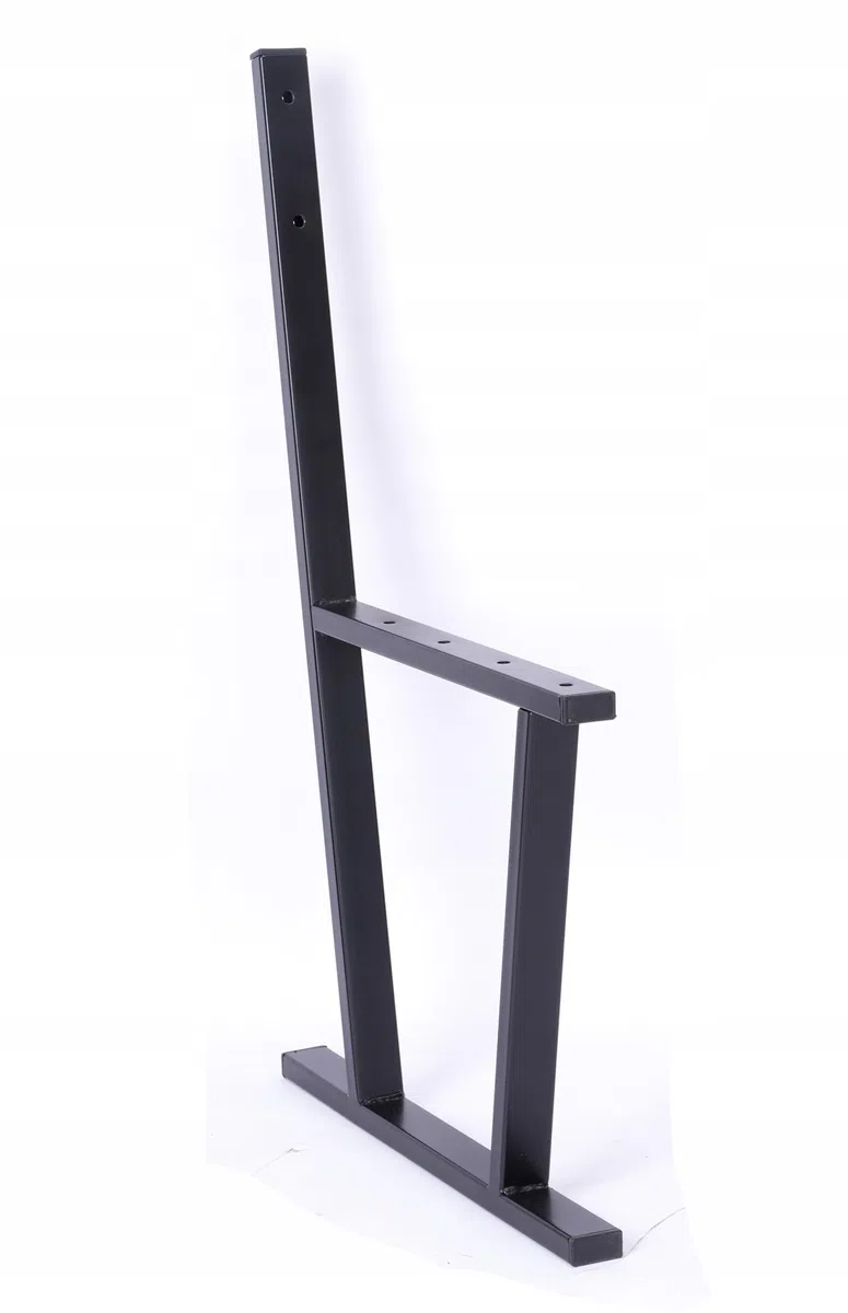 Pieds de Banc de Jardin - Patins de Banc - Noir Mat - Acier Revêtu par Pulvérisation - 2 pièces - Parfait pour Le Jardin, Le Parc, L'Aire de Jeux, Stable