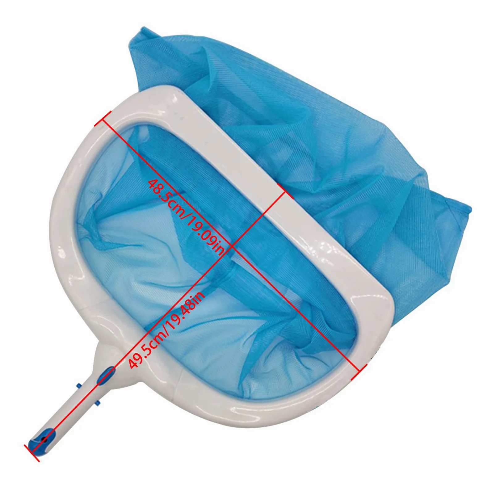 Écumoire de Piscine, épuisette Professionnelle à Mailles Fines avec Sac Profond pour Le Nettoyage des bassins de Jardin, jacuzzis, spas et fontaines