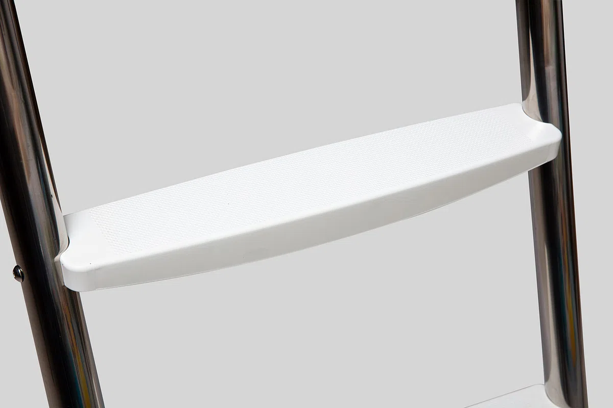 Steinbach Échelle de bassins en Acier Inoxydable Bassin intégré. Beckenhöhe 120 cm argenté