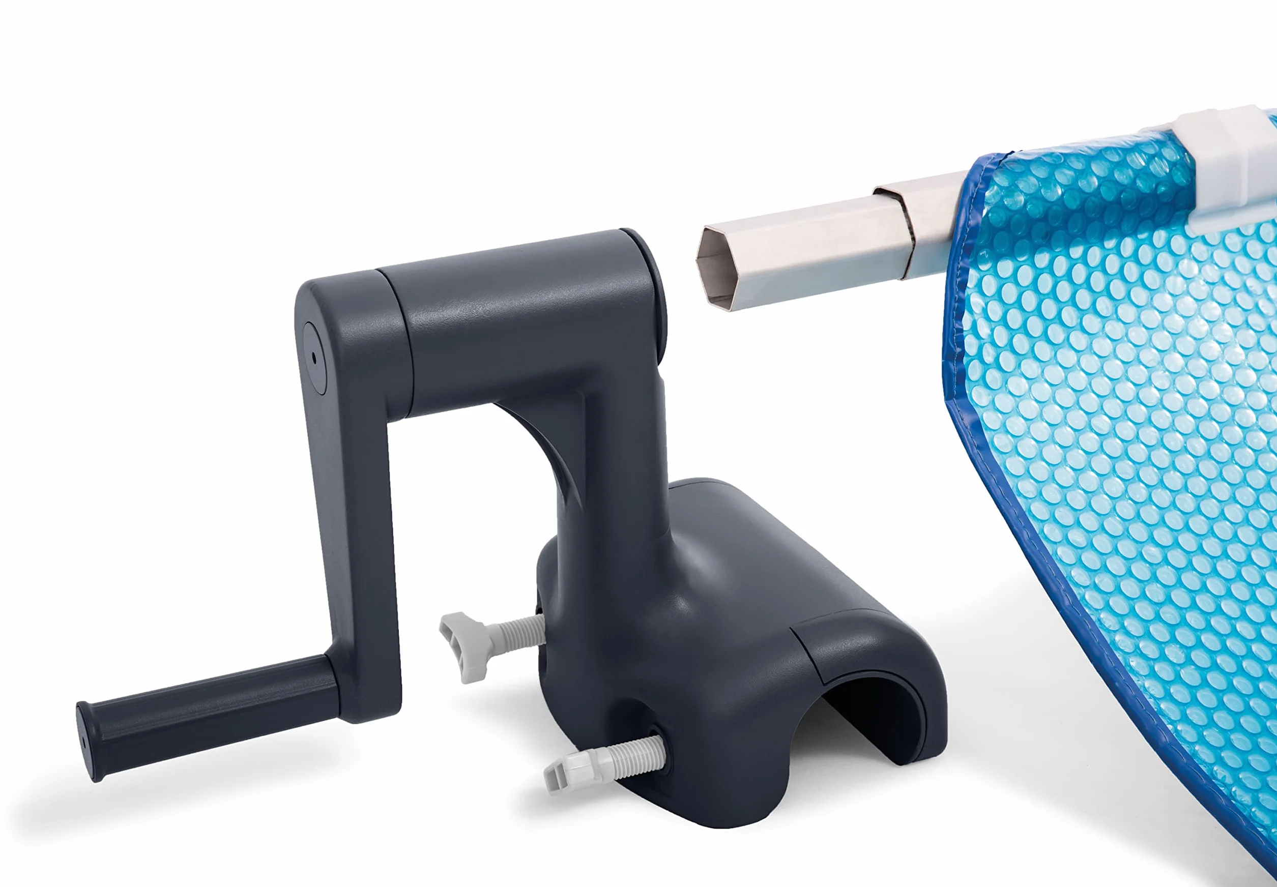Intex Nettoyeur de Piscine Automatique Zx300 Deluxe & Enrouleur bâche à Bulles pour Piscine rectangulaire de 2,74m à 4,88m