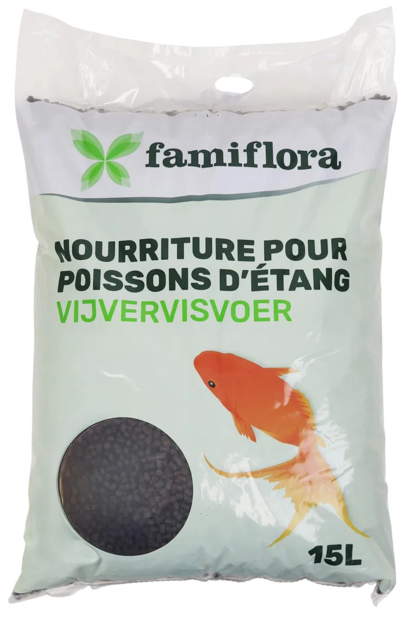 Nourriture pour esturgeon Premium Select 15L - Grain coulant de 6 mm - Haute protéine et digestible - Pour des esturgeons forts et sains - Grains coulants pour que même les poissons de fond