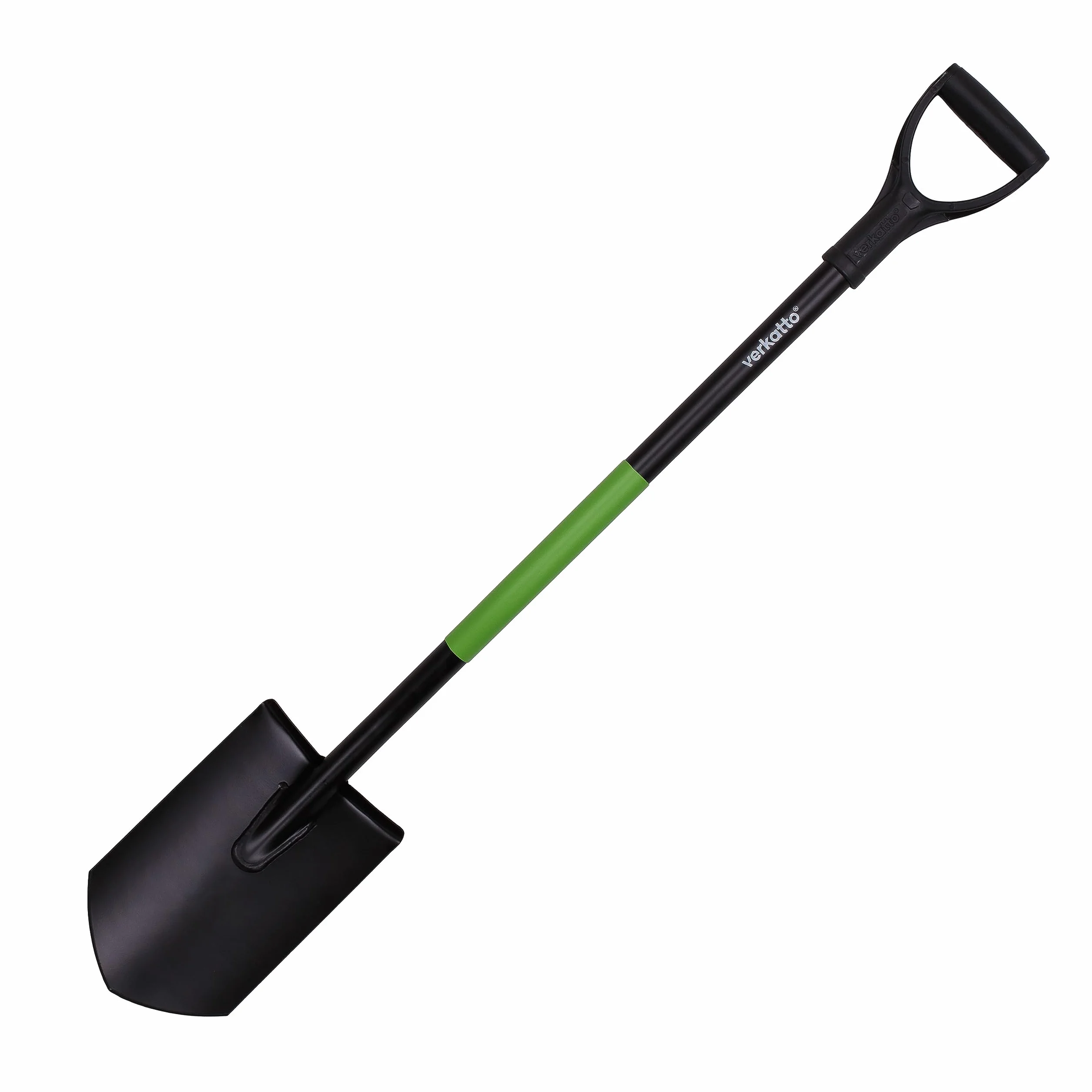 Mivos Petite pelle pointue - Mini pelle pointue pour le jardinage et la construction - Bêche courte - Bêche pionnière