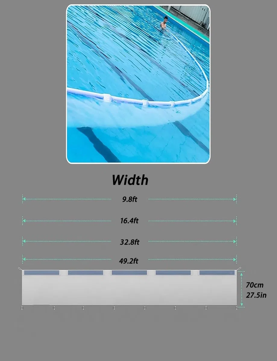 Filet de récupération des Feuilles Portable, épuisette pour Piscine extérieure - Filets de Nettoyage de Grande Taille pour piscines commerciales/Attrape-débris flottants 300 500 1000 1500 cm