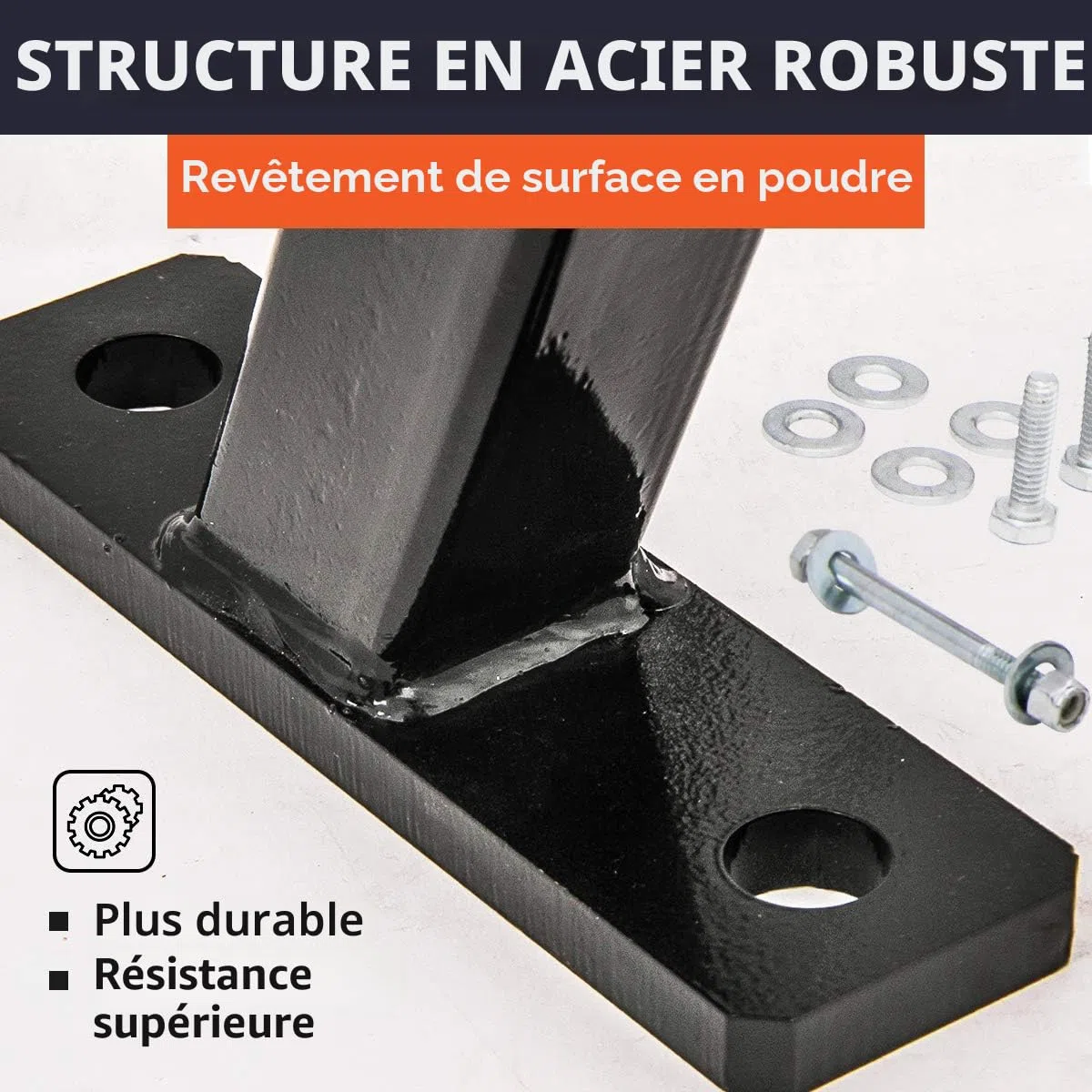 ELITEWILL Pro Hi Hitch Attelage de remorque pour Tondeuse à Gazon/Tracteur de Jardin, Compatible avec Les tondeuses autoportées John Deere, Cub Cadet, Husqvarna, Craftsman
