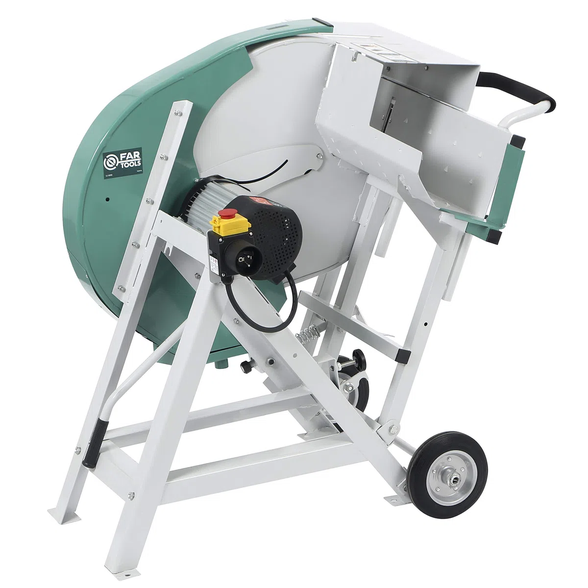 Fartools Scie à bûches 2600W Ø=505mm (40 dents), alésage 30mm, monophasée 230V, vitesse 2800tr/min, capacité de coupe de buche Ø=190m maxi