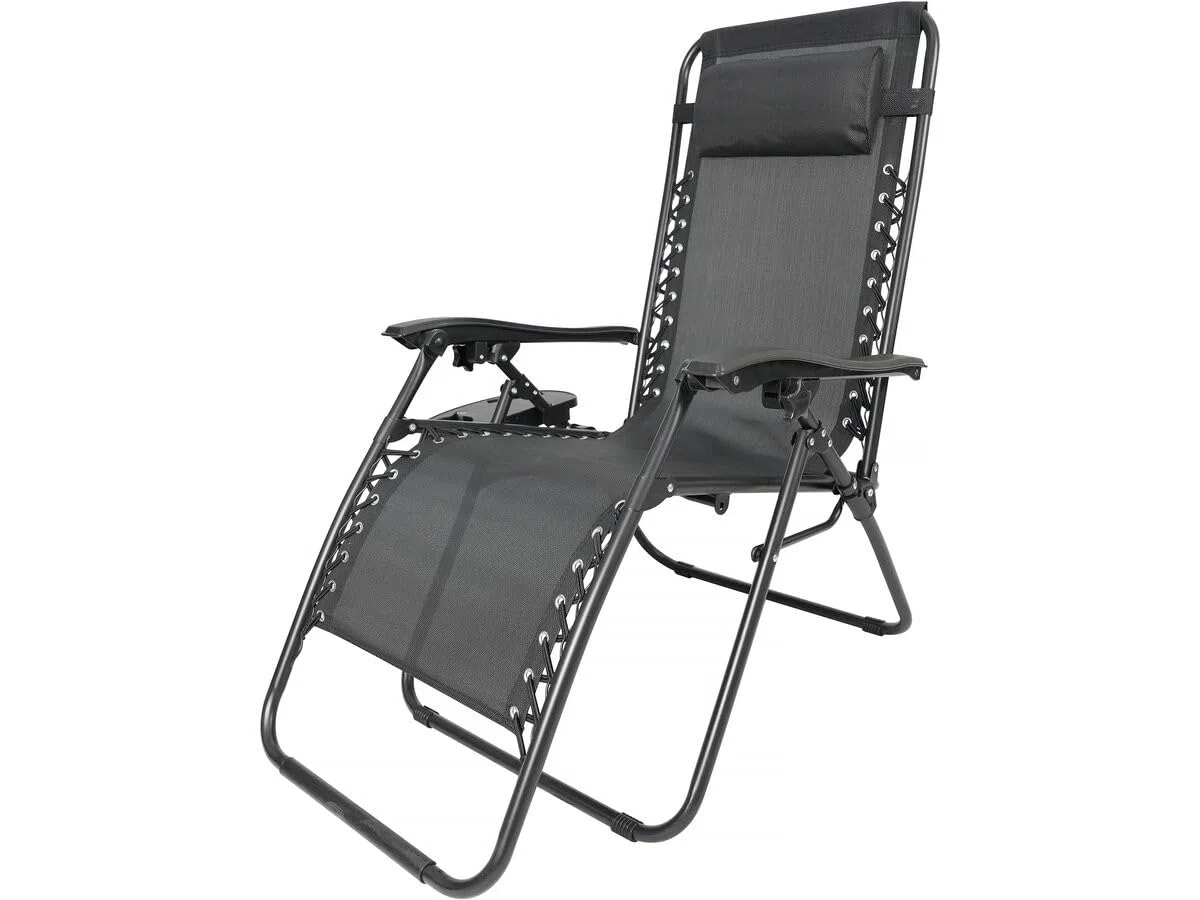 Fauteuil de Jardin Relax zéro gravité Sintra - Noir