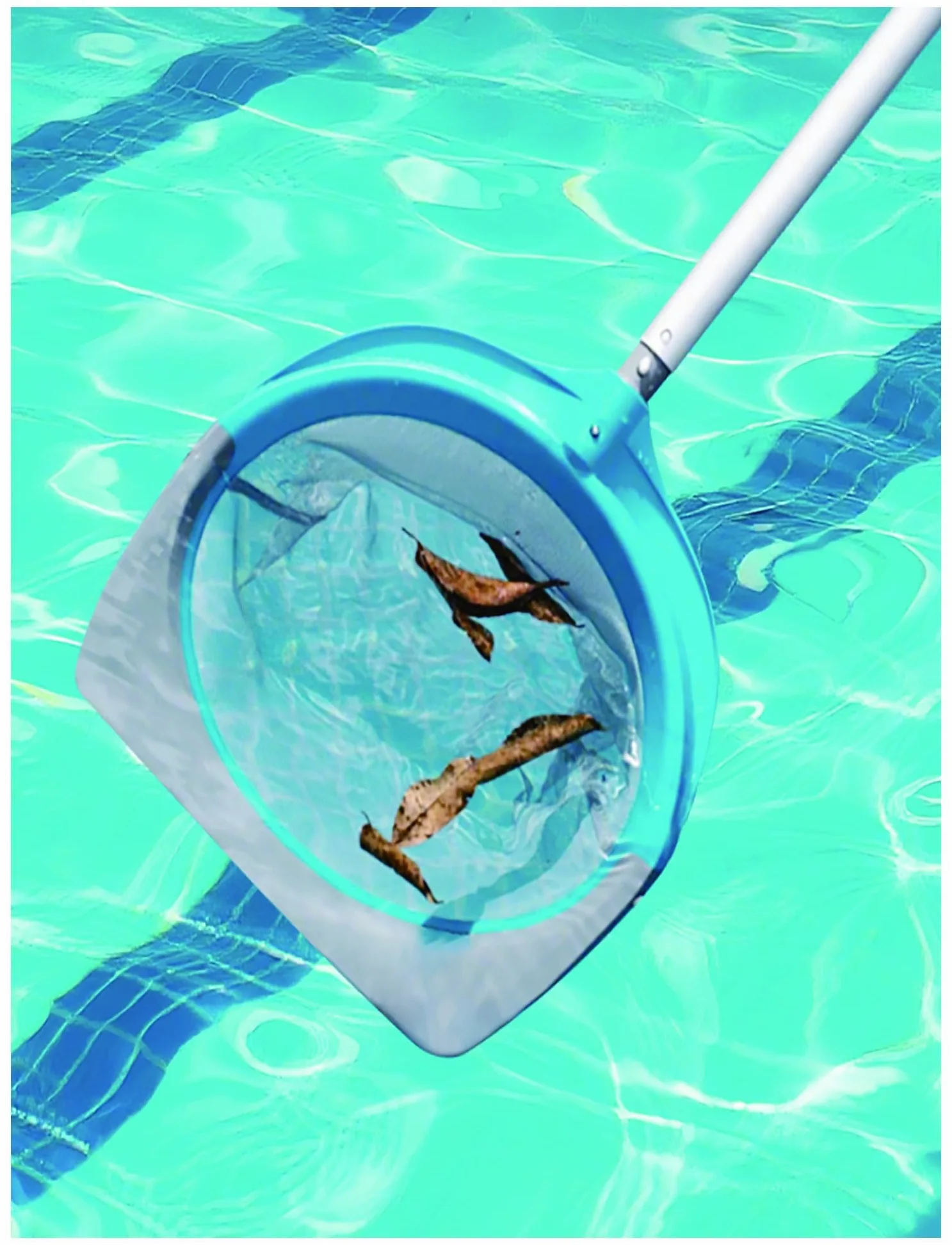 Épuisette à Feuilles à Mailles Ultra-Fines et Profondes pour Le Nettoyage des piscines, spas et bassins
