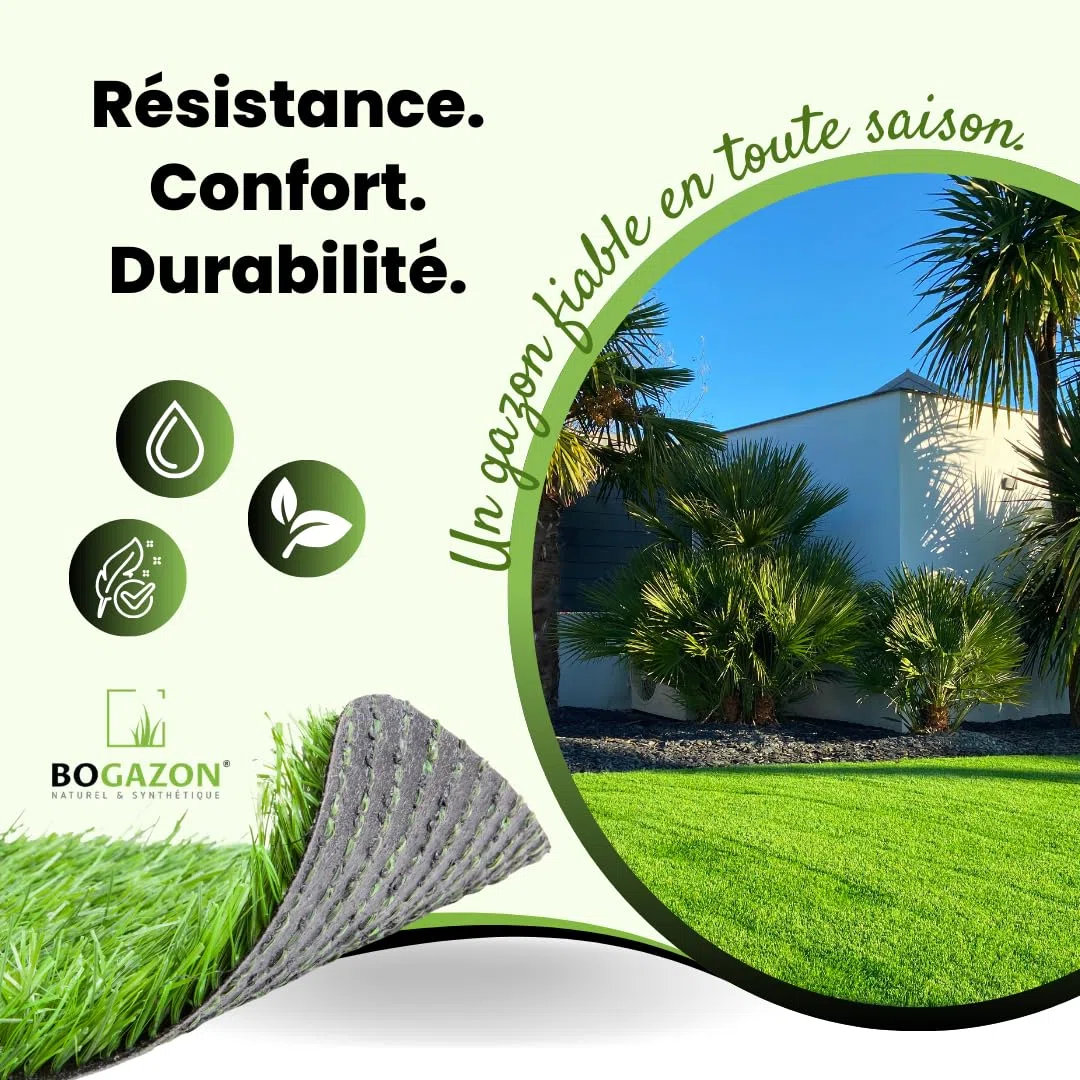 Gazon synthétique Putting green 15 mm (4 m x 7 m) | Pelouse Premium | Décoration Maison | Résistant UV