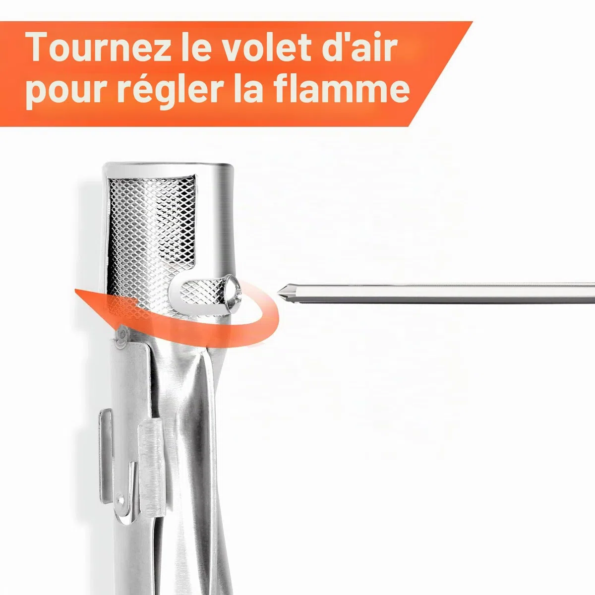 GFTIME Brûleur à gaz, acier inoxydable et plaque thermique en acier émaillé, déflecteur de chaleur de remplacement pour Weber Spirit I & II E210/220, S210, S220 (mit vorderen Brennerknöpfen)