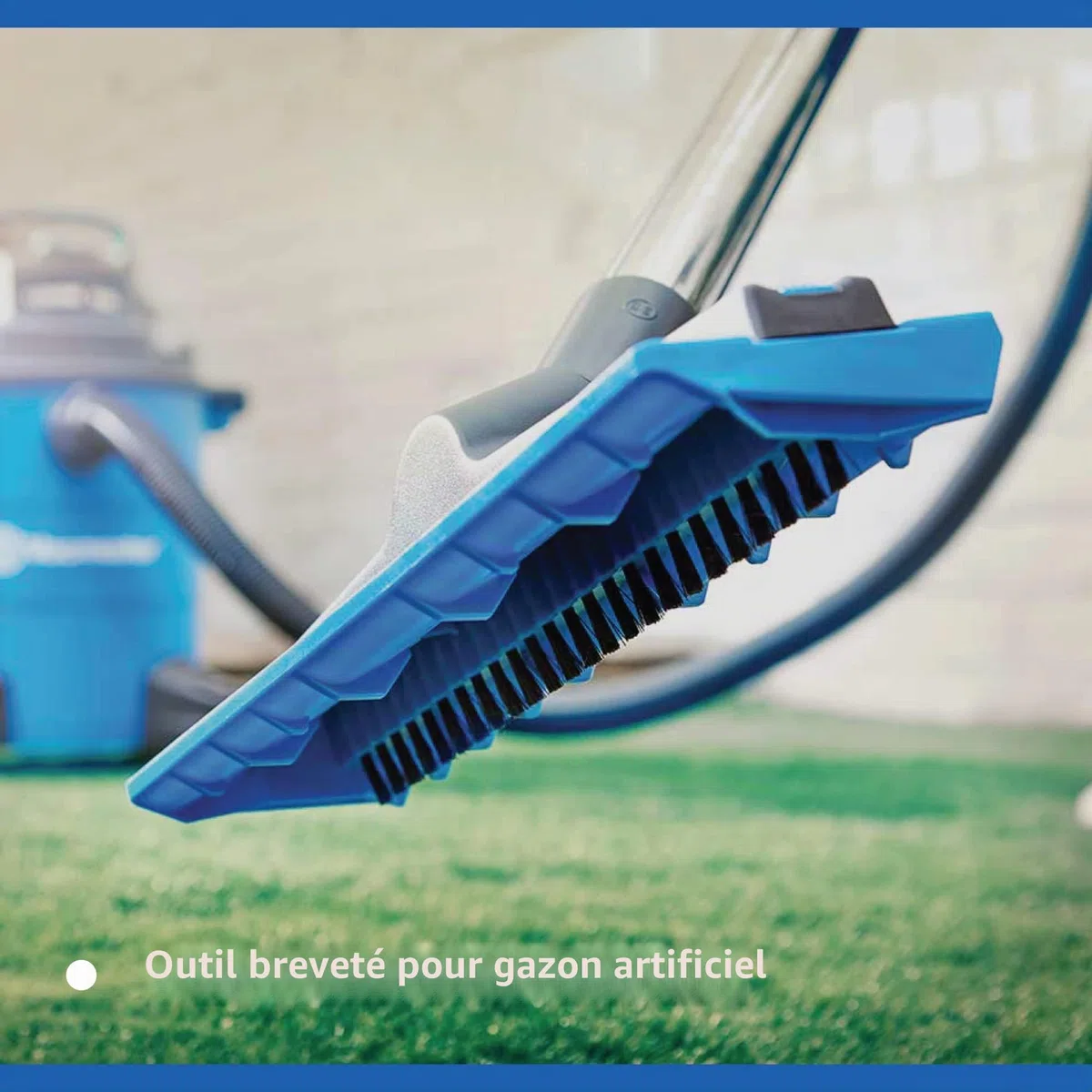 Vacmaster aspirateurs Nettoyeur de Jardin et de Gazon Artificiel, aspirateur d'extérieur Humide et Sec pour Le Nettoyage du Gazon Artificiel, du Patio, de la terrasse et d'autres espaces extérieurs