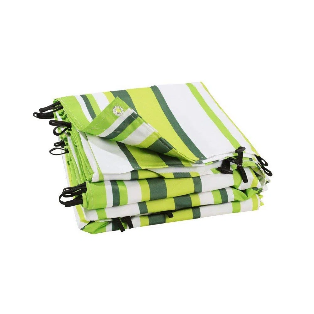 TERRE JARDIN Toile de Rechange pour auvent 3 x 4m - - Vert