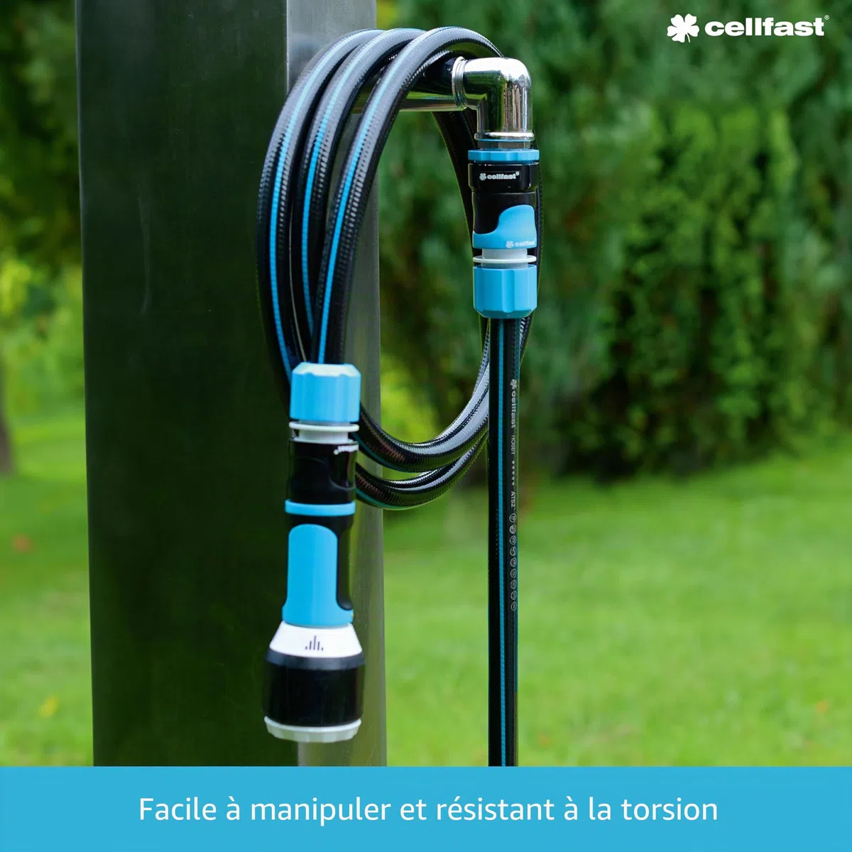 CELLFAST Tuyau Arrosage 6 Couches Flexible Fil De Qualité Supérieure Résistant Aux UV 3/4 Pouces 25 Mètres Hobby