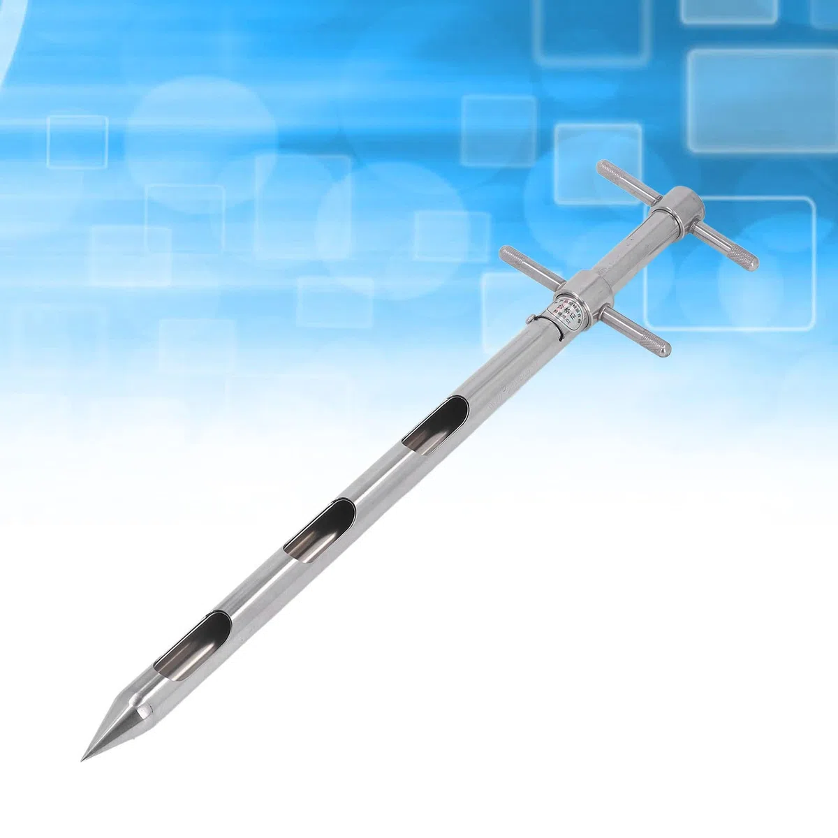54 cm Soil Sampler Probe, 304 Stainless Steel Soil Sampling Tube, Soil Sample Probe, Soil Measurement Tool avec poignée en T for Potted Plants Houseplants Garden