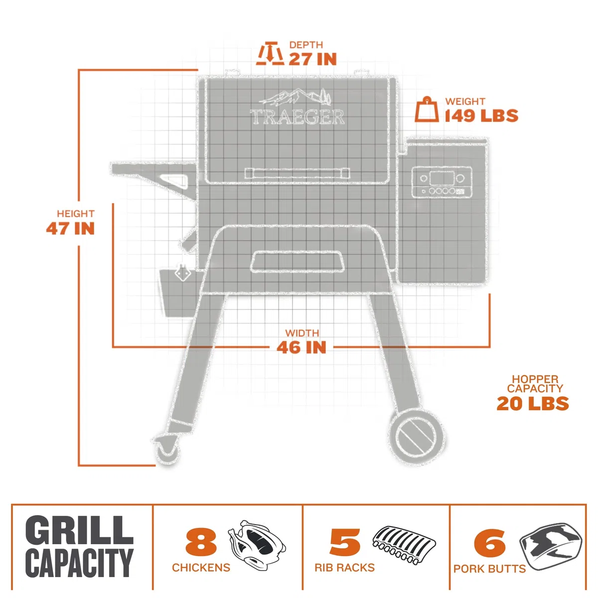 Traeger Ironwood 650 D2 Barbecue à pellets