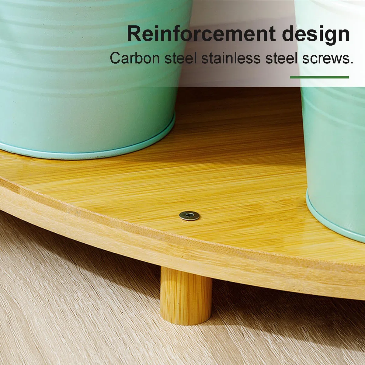 Support de plantes en bambou pour l'intérieur et l'extérieur, étagère autoportante à 3 niveaux pour fleurs et plantes, design robuste style échelle