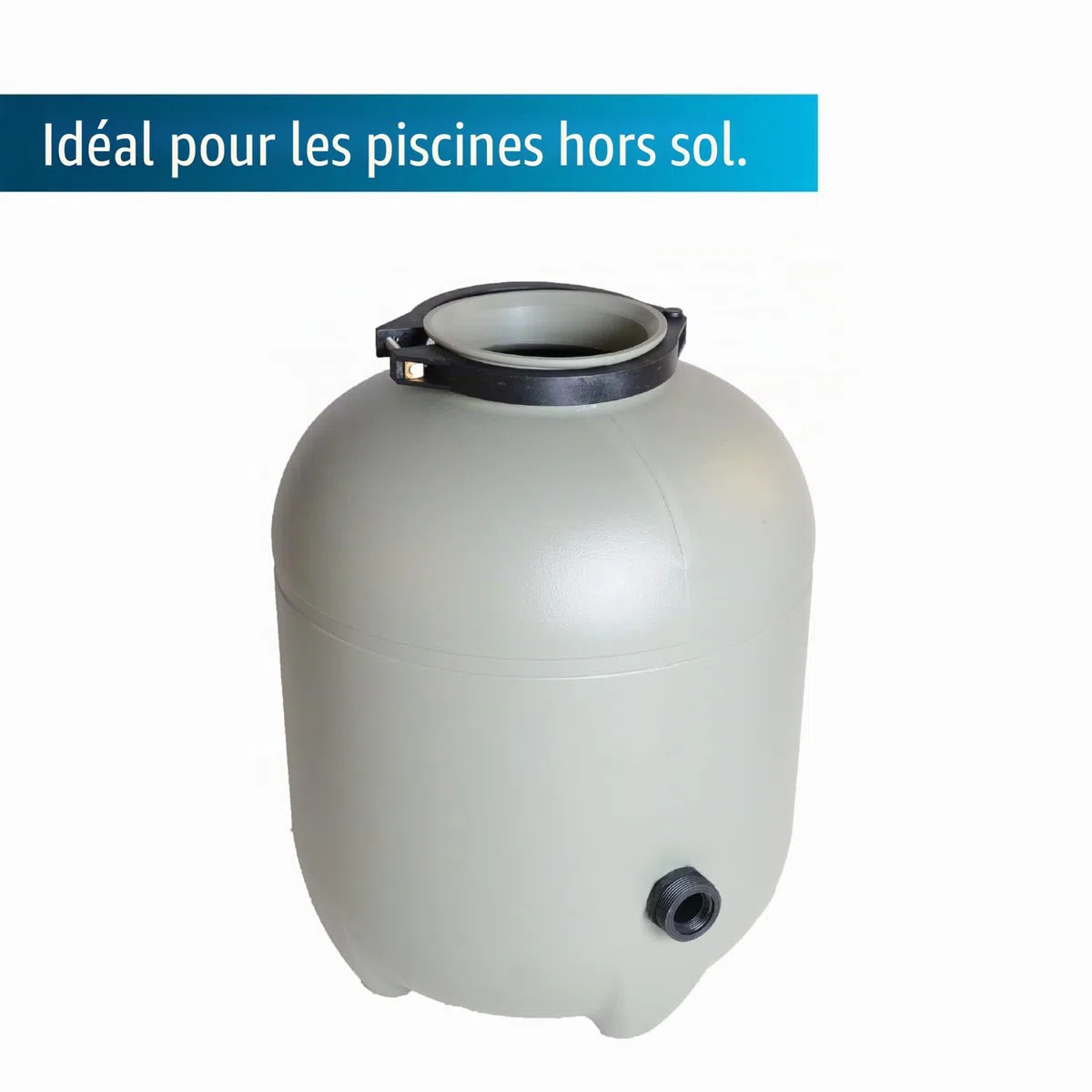 Aquaforte Aqualoon Ez Clean 300 Set de Filtration Incluant une Pompe avec Préfiltre et une Hauteur de Réservoir de Filtration de 500 mm, 300 Watt, max. Taille de La Piscine 28m3