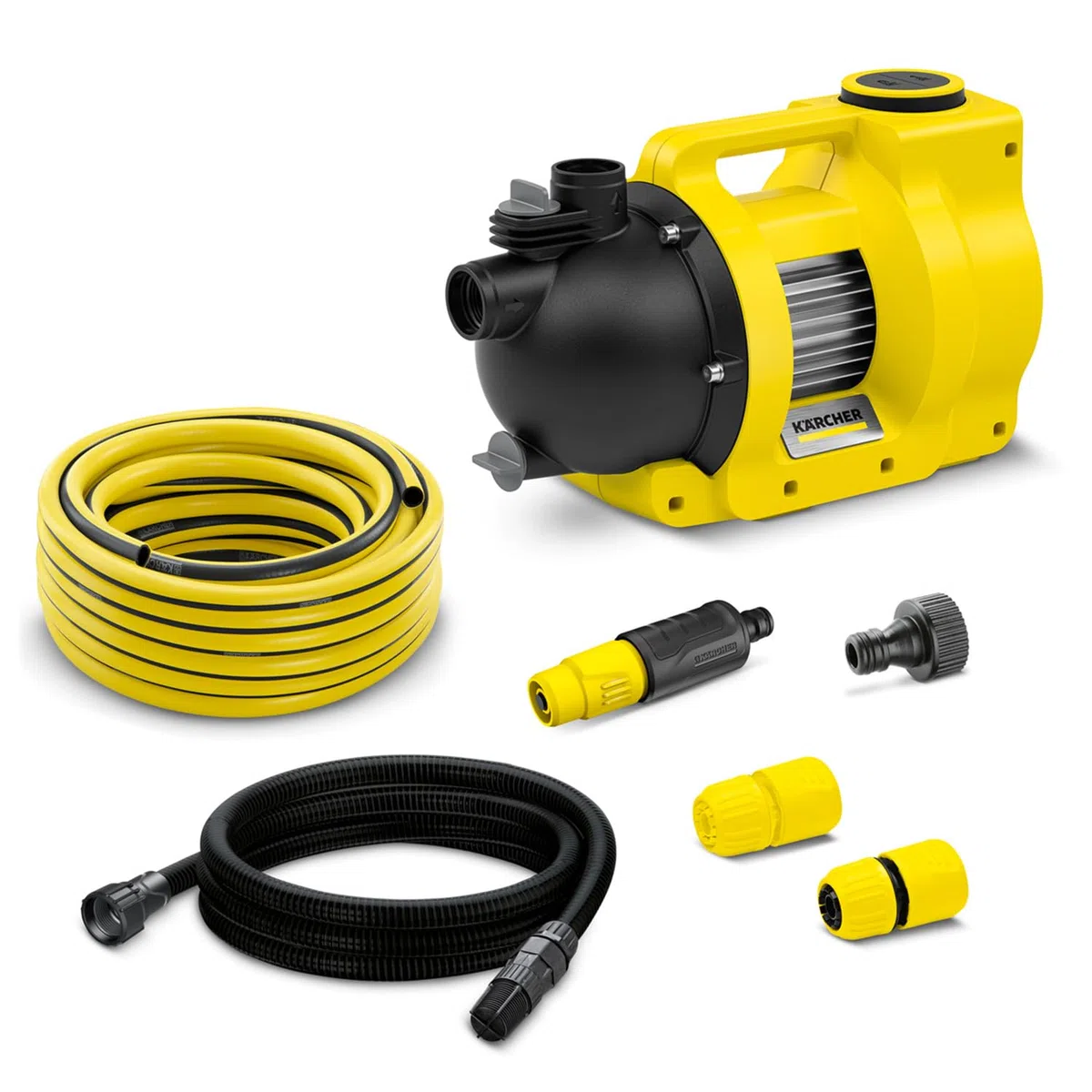 Pompe d'Arrosage Kärcher Bp 4,500 Garden Set Plus, Moteur 550 W, Débit de 4 500 L/H, 3,6 Bar, HautEUr Manométrique Totale 36 M, HautEUr D’Aspiration Max, 8 m