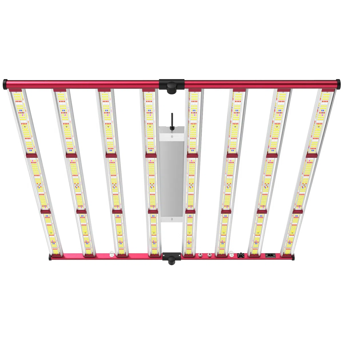 AGLEX 800W Lampes de Culture LED, Lampe Horticole Spectre Complet avec UV IR, Chaînage Pliable & Gradable, Lampe de Culture Style Barre pour Culture en Intérieur, Couverture Centrale 6x6ft