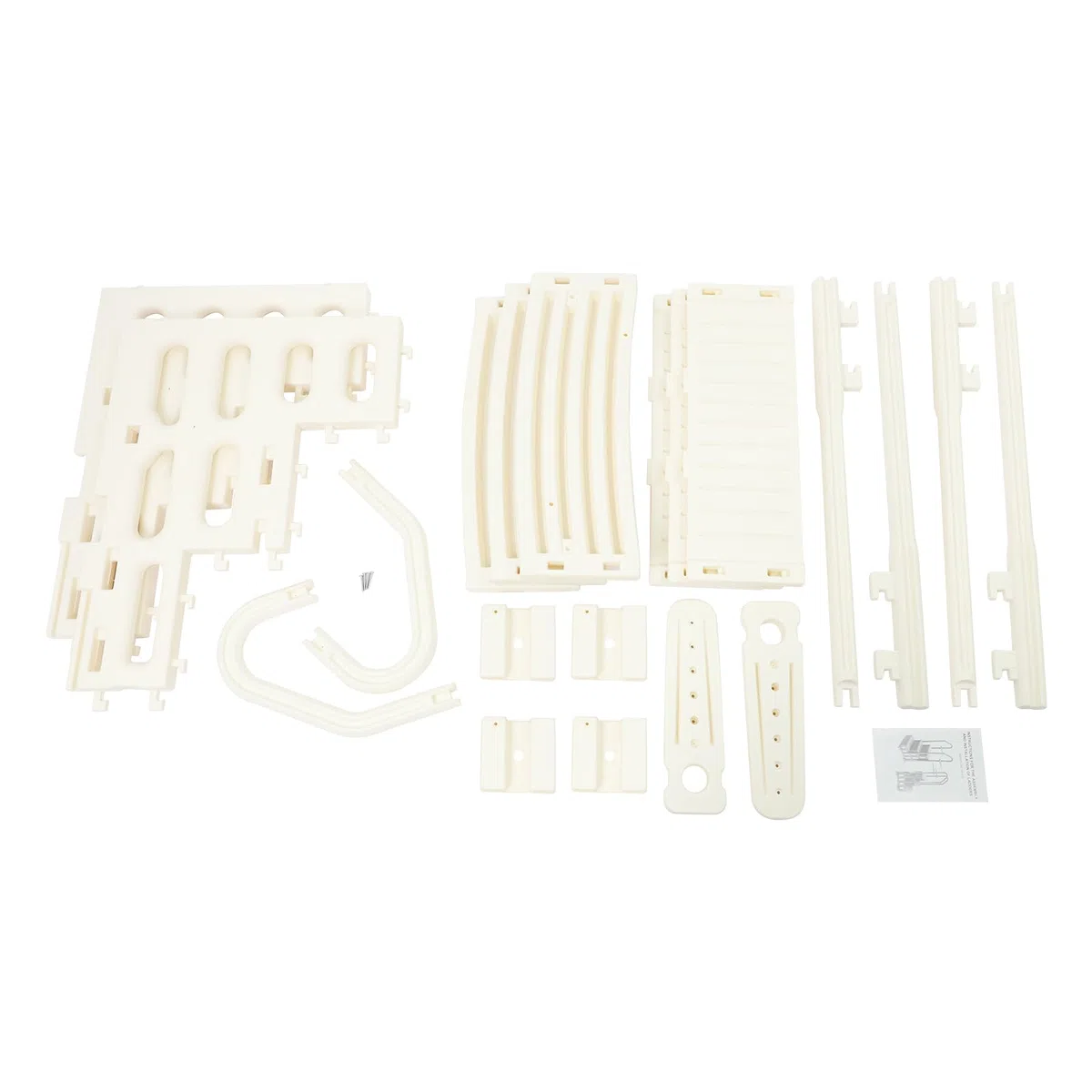Échelle de piscine 3 marches en plastique jusqu'à 181 kg | Échelle de piscine antidérapante avec main courante - Résistante - Pour piscines hors sol et encastrées - Blanc