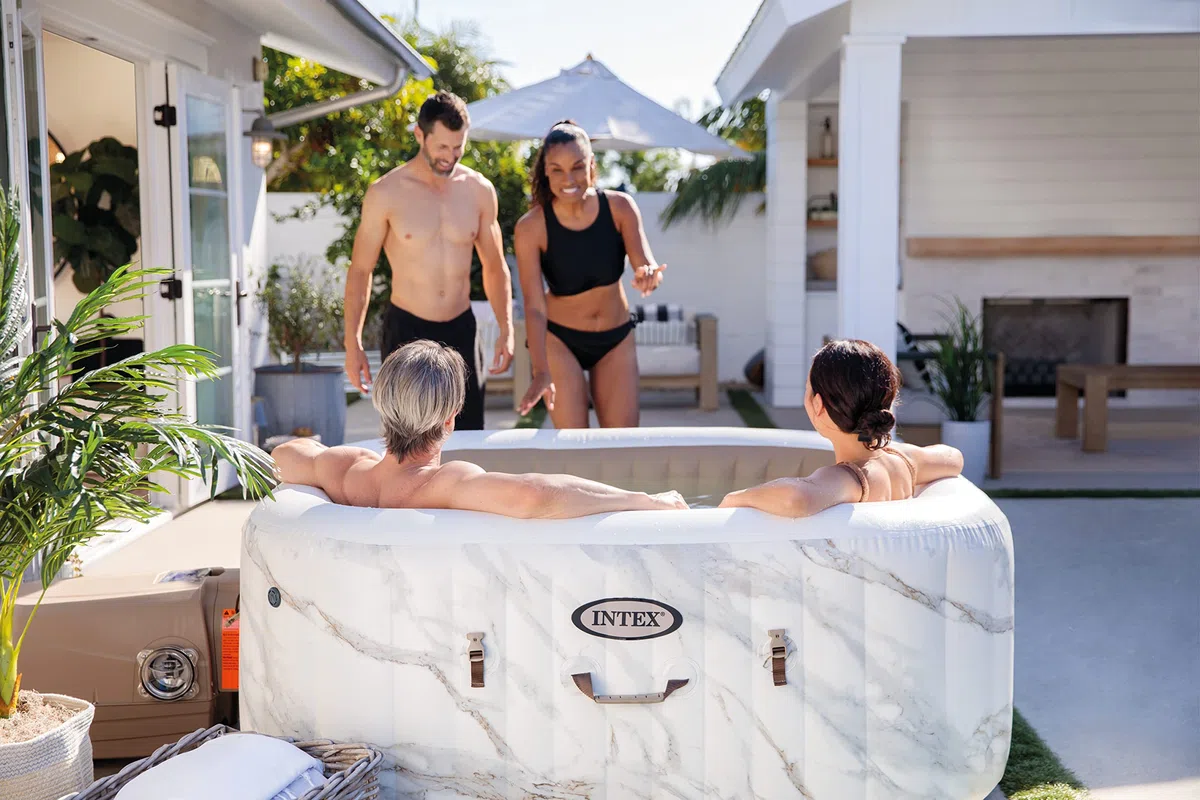 Intex - 28464EX - Pure Spa Calacatta 4 Places
