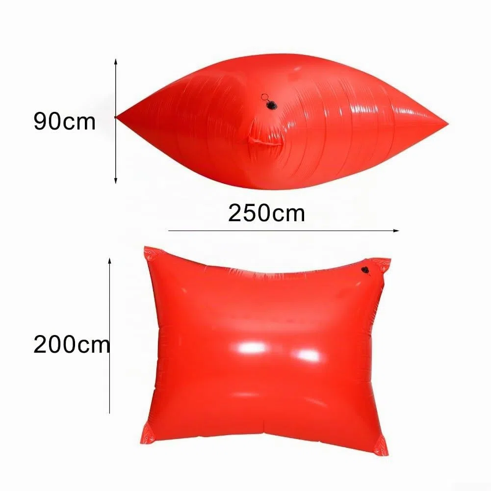 Coussin d'hiver gonflable pour piscine - Résistant au froid - Grand coussin d'air avec œillets, Oreiller de Piscine d'hiver, Coussin Gonflable pour Piscine, Convient aux piscines hors sol,200x250x90cm