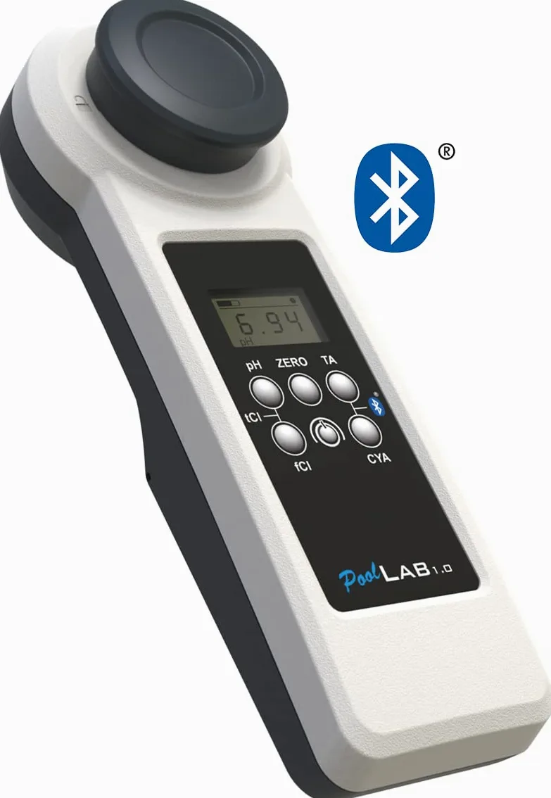 MediMuc PoolLab 1.0 Photomètre, 13 en1, avec 70 pastilles, une cuvette extra