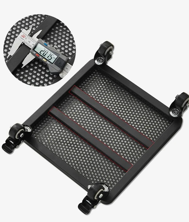 Chariot pour pot de fleurs – Support mobile durable avec freins, maniabilité facile sur roulettes pour l'intérieur et le jardin