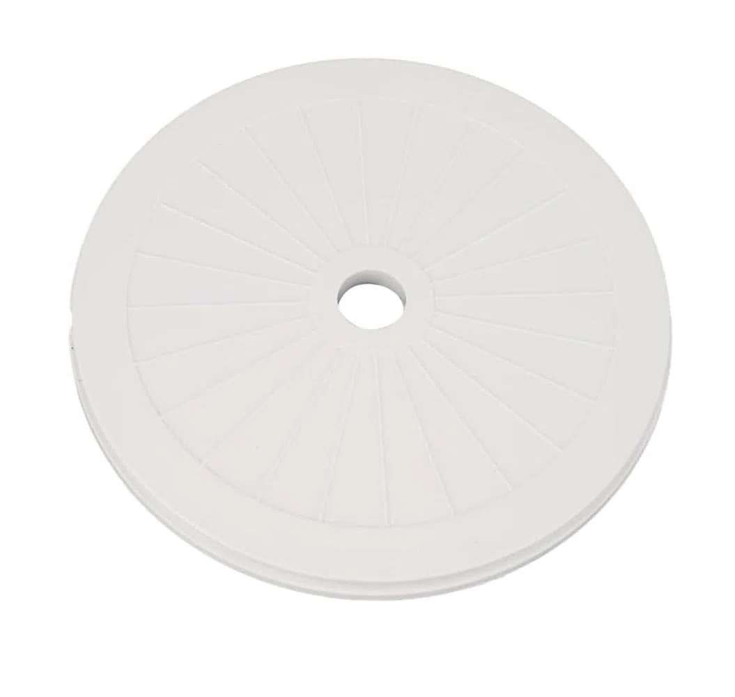 LATRAT 1 couvercle de skimmer de piscine, robuste et facile à installer, couvercle rond en plastique pour skimmer de piscine