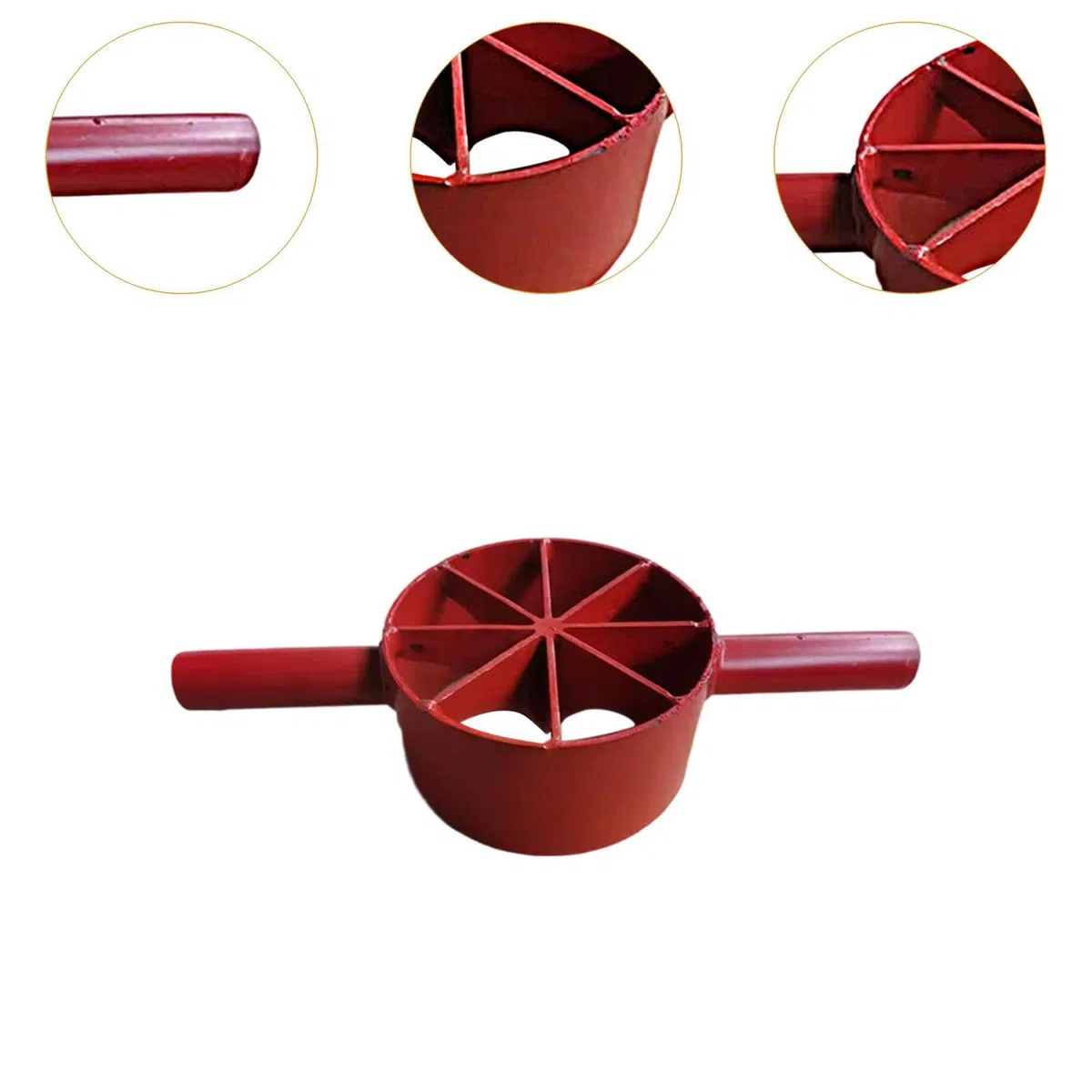 Fendeur de Bambou Manuel, Outil de Fendage pour Bambou, Séparateur de Bambou, Pratique et Léger, Adapté Au Jardin et à La Maison 8 Couteaux
